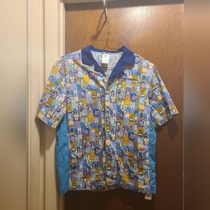 Disney Button Down 50th Anniversary Mickey Button Up, Size S, Pre-owned
